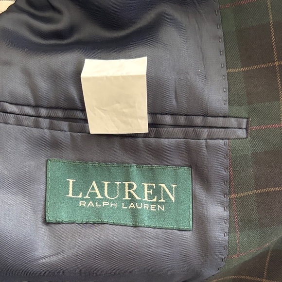 Ralph Lauren Kids Black Plaid Blazer - Picture 2 of 7